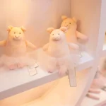 Ballerina Piggy Plush Toy (1) kawaii pig plush