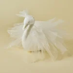 white ballerina swan plush