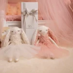 french bunny plush