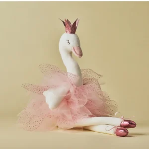 pink ballerina swan plush (2)