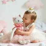 Luxury Ballerina cat plush toys with removable pink dress tutu Luxury Ballerina Kitty plush toys with removable pink dress tutu