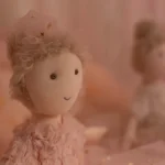 fabric doll gift ballerina rag doll
